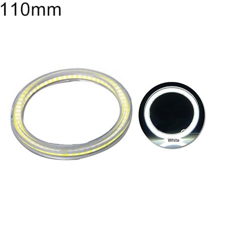 60mm-120mm Bil COB Angel Eye LED Ringlys Forlygte Lampe