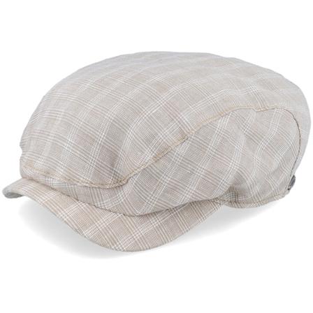 Wigéns - Beige flatcap Lippis - Ivy Contemporary Cap 103 Ecru Flat Cap @ Hatstore