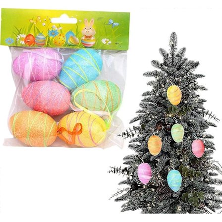 Påskäggsdekorationer, Färgglada påskäggsdekorationer