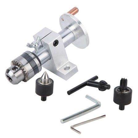 Trædrejning Mini Drejebænk Maskine Live Revolving Center med Nøgle