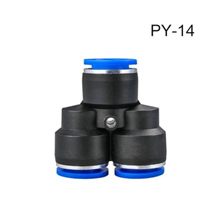 5 stk hurtigkobling pneumatisk beslag 5 stk PY-14 5 stk