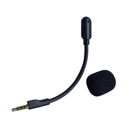 Avtakbar 3,5 mm Boom Mikrofon Arctis1 Kompatibel Skumdekket Mikrofon For Gaming Headsett (FMY)