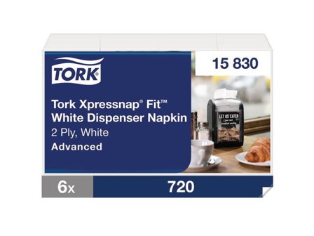 TORK Servett xpressnap Fit Vit 720/fp - Lyreco - Kök och servering - Servetter och dukar - Dispenserservetter