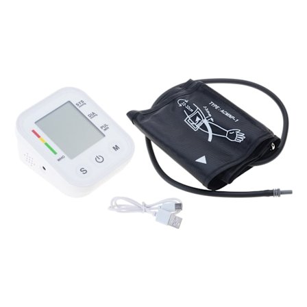 Bærbar blodtryksmåler håndledsmanchet Nøjagtig automatisk digital til BP-manchetmaskine til udendørs hjemmebrug Stor LCD