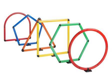 Spordas Hinderbana olika former SPORADAS 6/fp - Lyreco - Skola och förskola - Idrott, hälsa och rörelse - Motorik