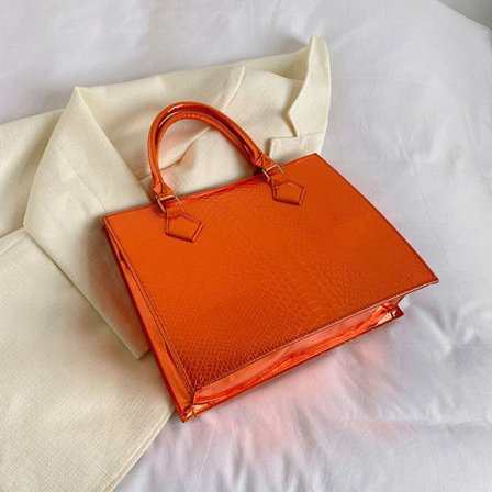 Enkel axel underarmsväska Underarmsväska ORANGE