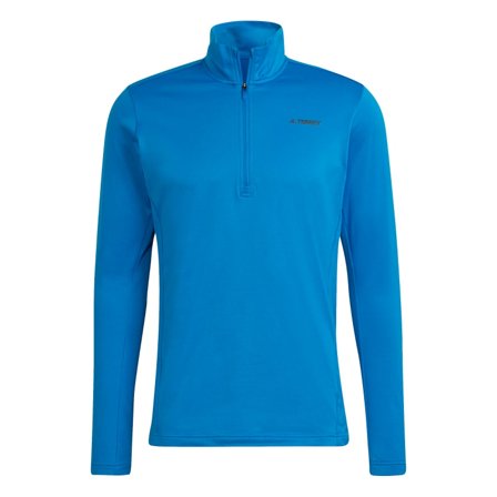 Adidas Men's Terrex Everyhike Half-Zip Fleece Jacket Men Mid layer tops Blue S
