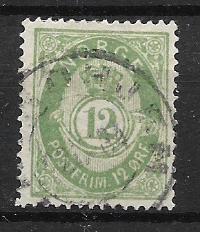 Norge 1882 - AFA 38 - Stemplet