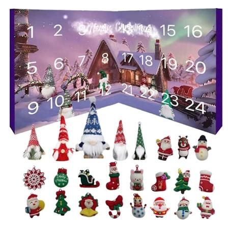 Julkalender 2024 2024 Jultomte Julkalender 24 Dagars Julkalender Med Samlartomtar Julgåvor A