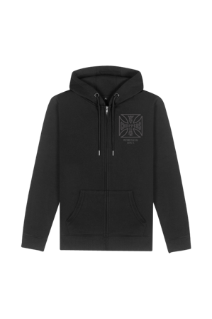 Hanorac Cu Fermoar West Coast Choppers ATX Cross negru/gri 3XL