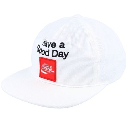 Brixton - Vit snapback Keps - Coca-cola Good Day Hp Cap White Snapback @ Hatstore