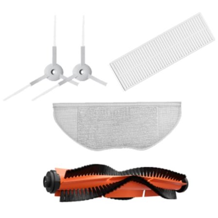 För XIAOMI MIJIA G1 MJSTG1 Mi Robotdammsugare-Mopp Essential Xiaomi Tillbehör Huvudrulleborste Hepa Filter Moppduk