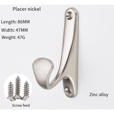 4 st Nordiska enkla väggklädhängare med enkel ingång vardagsrum garderob kläder kappa krok