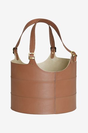 Nordic Furniture Group - Vedkorg Milan - Brun - Öppna spisar - Från Homeroom