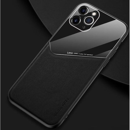 Snyggt mobilskal med magnet till iPhone 12 Pro Max, Svart