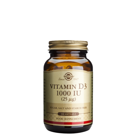 Solgar Vitamin D 1000 IU 100 kapslar