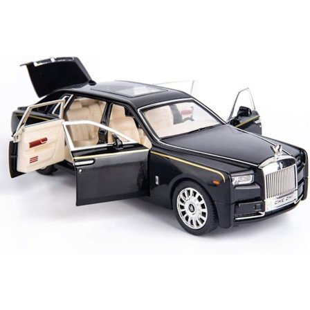 1/24 Rolls-Royce Phantom modellbil, sinkbil i sink i sink med lyd og lys for barn gutt gave