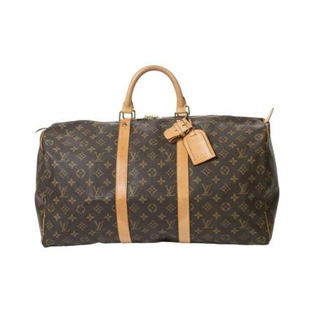 Louis Vuitton Vintage, Pre-owned Keepall 50 bag Bruin, Dames, Maat:ONE Size