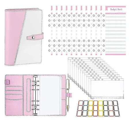 Budt Plr Mine Kuverter, Budt Plr, Kontantfyldning, Binder Med 12 Kontantkuverter, 12 Bud