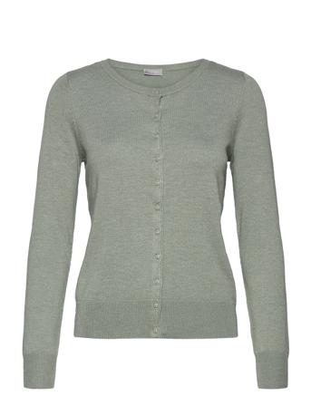 Zubasic 60 Cardigan Essentials Stickad Tröja Cardigan Grå Fransa