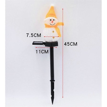 Jouluvalot aurinkokennolla ulkokäyttöön puutarhakoristeeksi - Joulukoristeet aurinkovoimalla toimiva puutarhavalaisin D.pa