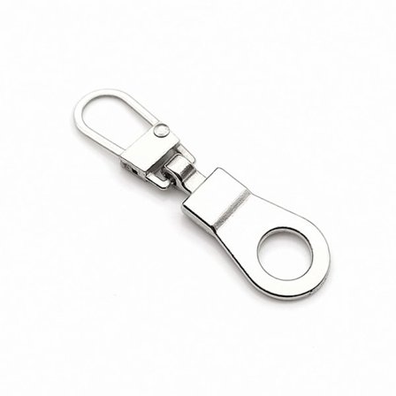 Udskiftelig lynlås til reparation, 10-pak Silver