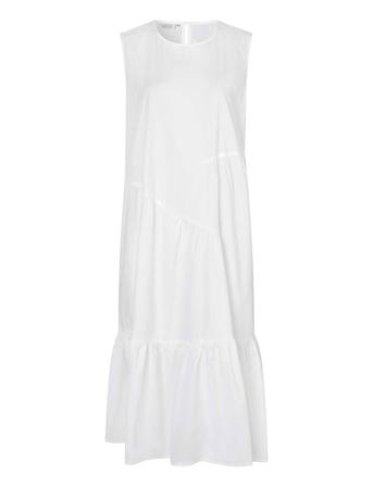 Manayan Polvipituinen Mekko White Masai