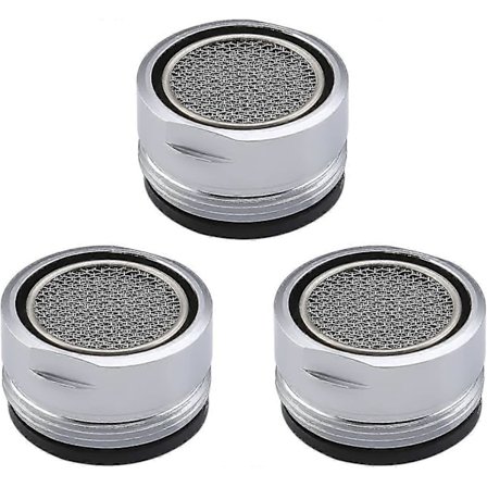 Lufter Lufter M24 Dyse Kran Sil Filter Kran Sil For Beslag Luftere Feste Lufter Polert Krom 3 Stykker [DB]