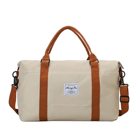 Vanntett Slitesterk Gymbag 41x15x28cm Sports Reisebag med Vått og Tørt Rom for Menn og Kvinner Svømming Fitness Khaki