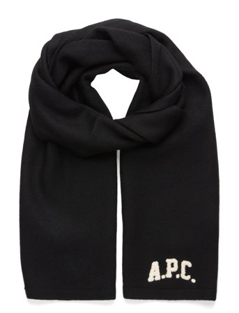 A.P.C. Scarf Jesse - Black - ONE SIZE
