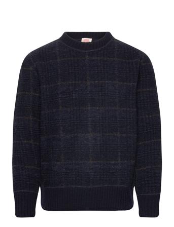 Sweater Crewneck Heritage Tops Knitwear Round Necks Navy Armor Lux
