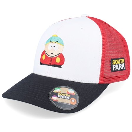South Park - White trucker Gorra - Eric Cartman White/Black/Red Trucker @ Hatstore