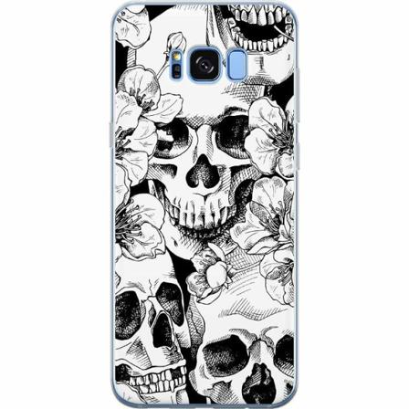Samsung Galaxy S8 Genomskinligt Skal Döskalle