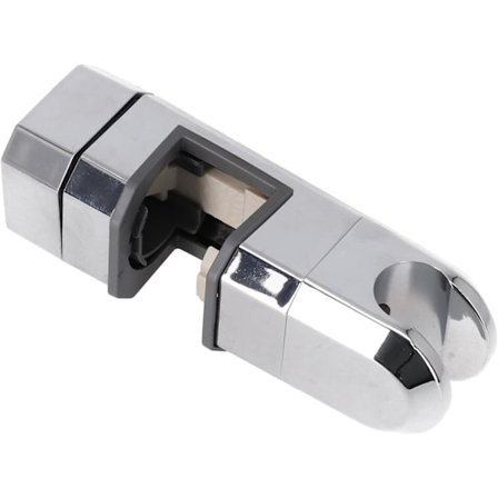 Dusjhodeholder, Universal 15mm-30mm 360 Graders Rotasjon Krom Dusjhodefeste Avtakbar Glidestang for Dusjsystem (Sølv)