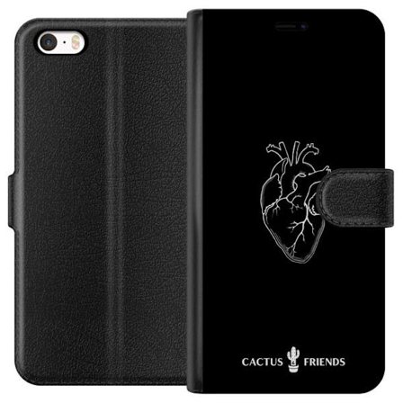 Yhteensopiva Lompakkokotelo Apple Apple iPhone 5 Kaktus ja Ystävät - Keskiaikaan Anatomia Sydän