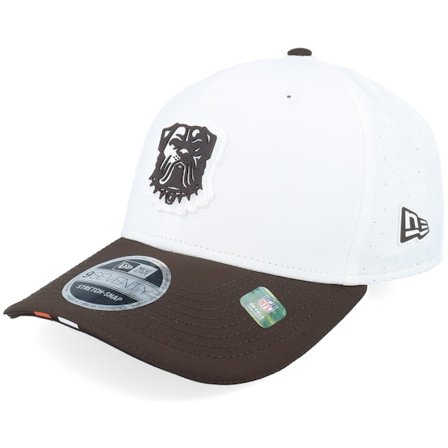 New Era - NFL White adjustable Czapka Z Daszkiem - Cleveland Browns NFL 25 Training 9SEVENTY White/Brown Adjustable @ Hatstore