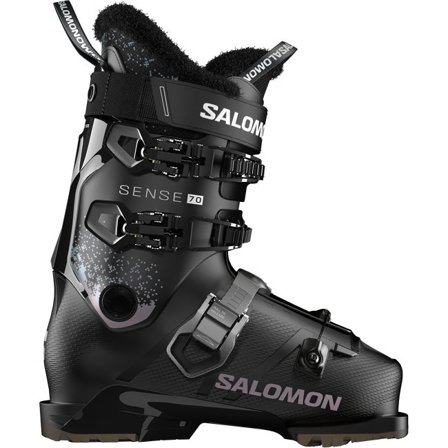 Salomon - Dámské all-mountain boty Sense 70 - Black / Black / Oil Green