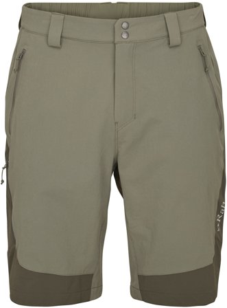 Rab Torque Mountain Shorts 10" shortsit, khaki/maastonvihreä