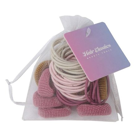 All Styles Pose Med Forskellige Hårelastikker 25 stk., Hår, Hårpynt, Hårelastikker