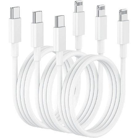 3st 1m usb-c ligthing kablar