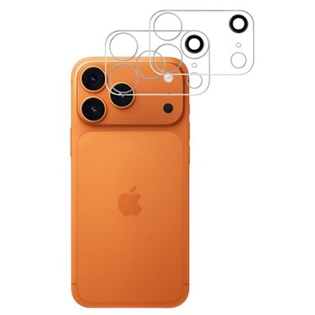 Beskyttelseskamera til iPhone 17 PRO [Pakke med 2] Hærdet Glas Bagkamera Beskyttelsesfilm Phonillico