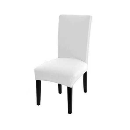 (Hvid) Stolebetræk Dekor Stolebetræk Stretch-Betræk Elastisk Spænd
