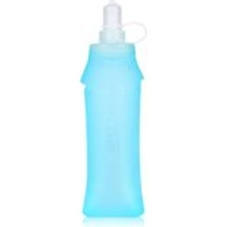 TPU blød vandflaske, 500 ml sammenklappelig gelvandflaske, håndholdt vandtank, til brug med hydreringspakker, egnet til vandreture og klatring.