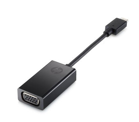 HP ekstern videoadapter - svart