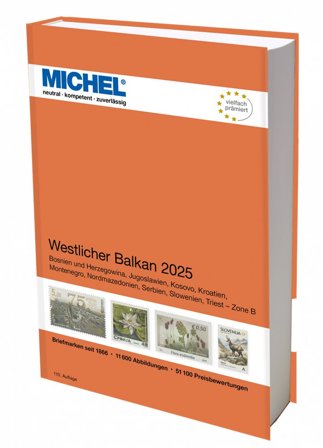 MICHEL - Vestbalkan 2025 - Frimærkekatalog