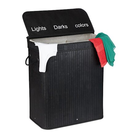 Vasketøjssorterer i bambus