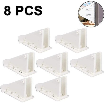 8 Pakk Barnelås for Skyvedører, Skyvedørslås, Barnevernlås