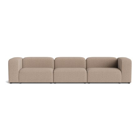 Milo XL 3 personers sofa - Puente Greige - 360x100x72 - Sofa, 3 personers sofa