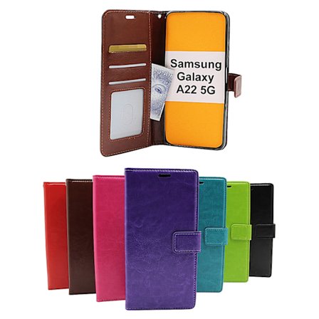 Crazy Horse Wallet Samsung Galaxy A22 5G (SM-A226B)
