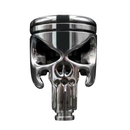 Universal Legering Krom Punisher Kranie Bil Manuel Gearknop Skiftearm, 50% Tilbud